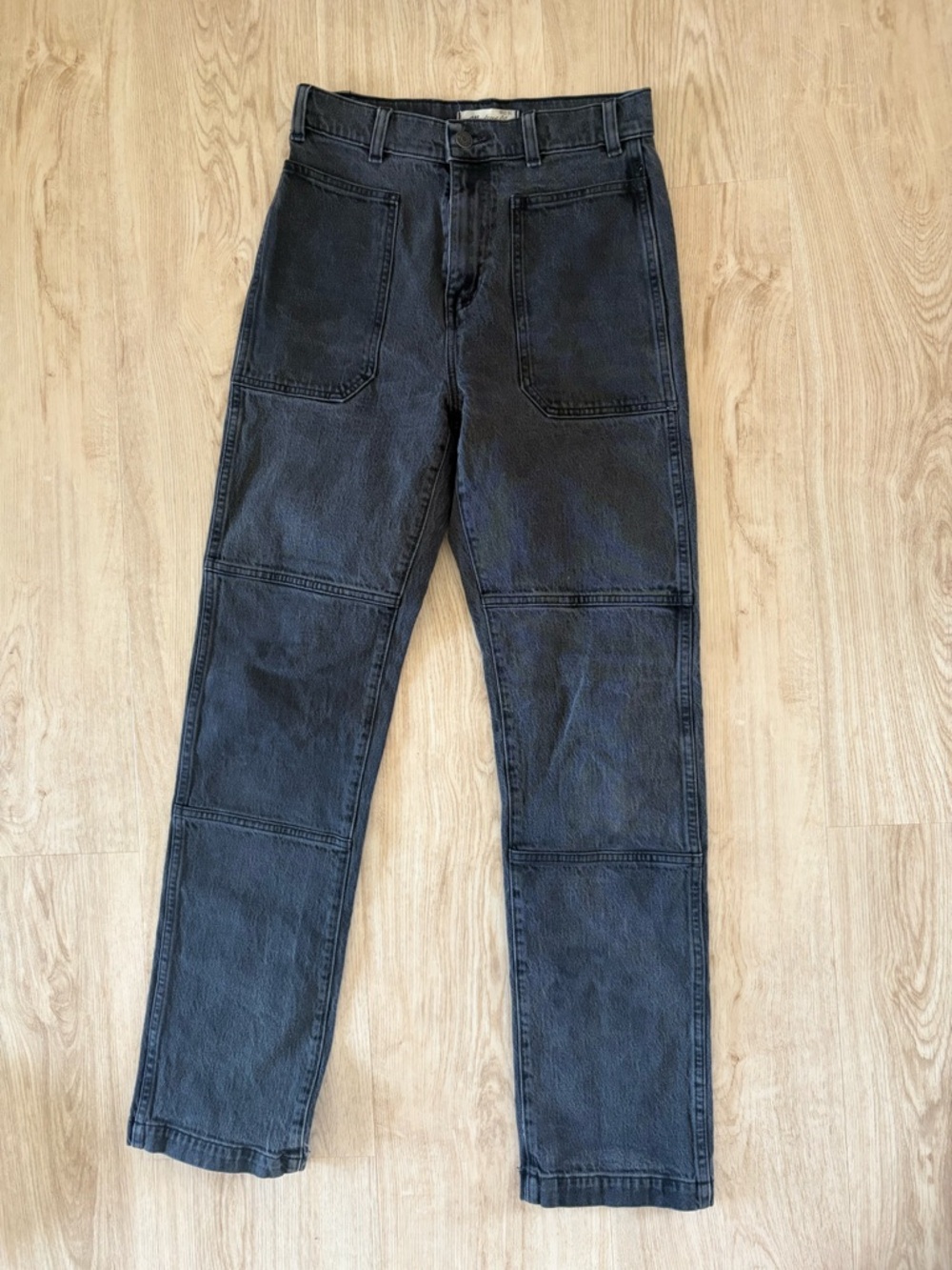 Madewell 90s Straight Black Jeans Size 25
